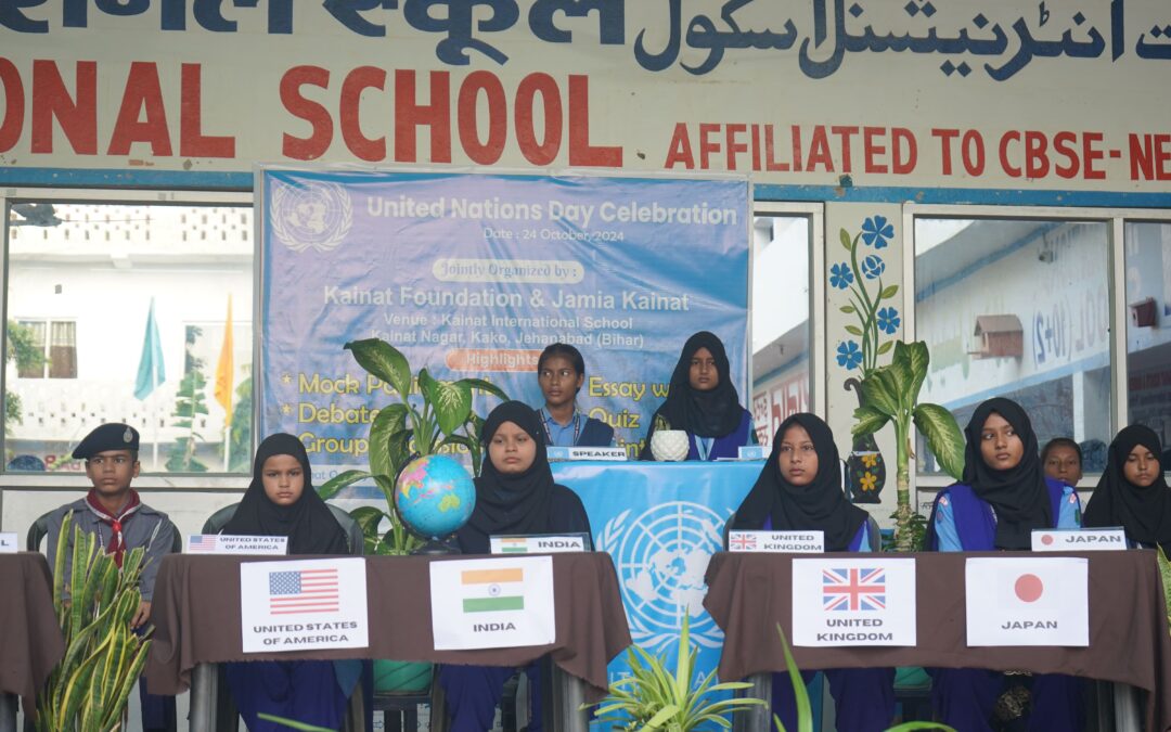 Kainat International School Celebrates UN Day with Mock Parliament and Educational Awareness